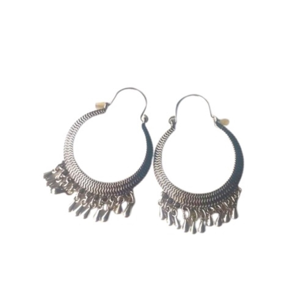 2/$29 ✦ Boho Hoop Dangly Earrings (Unused)